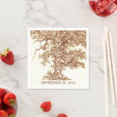 Oude eik boom - Love Tree Paper servetten (Insitu)