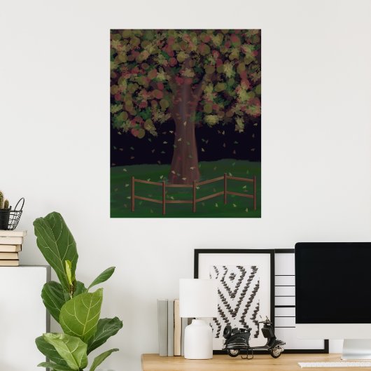 Oude Eik Poster (Thuiskantoor)