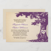 oude eik - repetities tijdens het diner kaart (Voorkant / Achterkant)