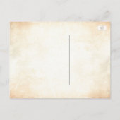 Oude Eiken Boom en Gesneden Hart Save the Date Aankondigingskaart (Achterkant)