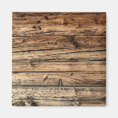 Oude eiken houten textuur achtergrond magneet (Voorkant)