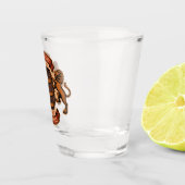 Oude eiken vat gepersonaliseerde brouwerij Bier Shot Glas (Rechts)