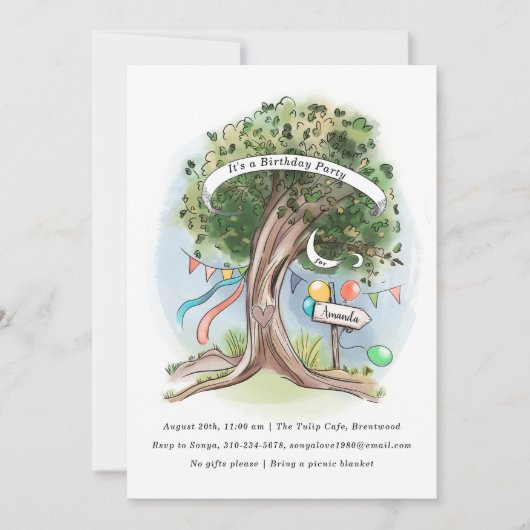 Oude eikenpalmen Vlaggendag Kaart (Voorkant)