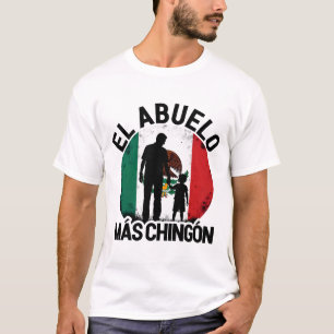 Oude El Abuelo Mas Chingon Grootvader Mexico T-shirt