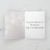 Oude eland herten Persoonlijke aangepaste kerstkaa Feestdagen Kaart (Binnen)