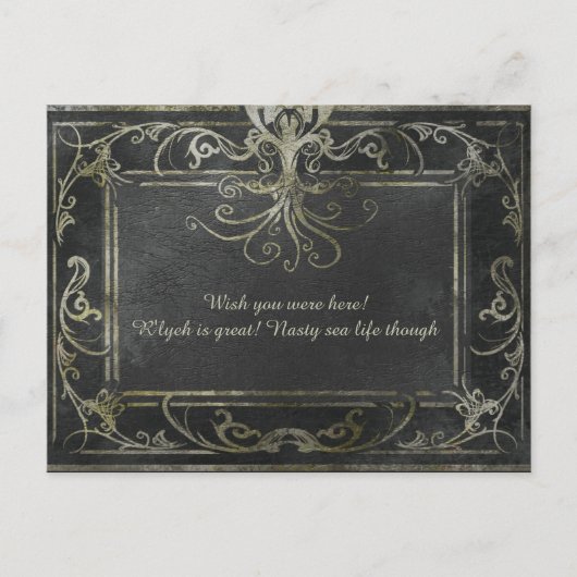 Oude Eldritch Victoriaans postkaart (Voorkant)