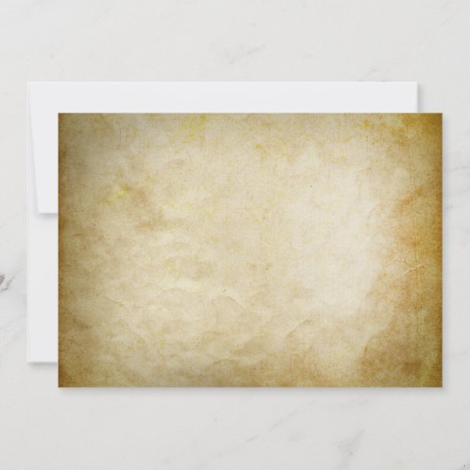 Oude elegante  bruidsdouche uitnodiging (Achterkant)