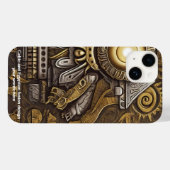 Oude elegantie: Keltisch en Egyptisch Case-Mate iPhone Case (Achterkant (horizontaal))