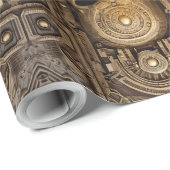 Oude Elegantie: Keltische & Egyptische Fusion Wrap Cadeaupapier (Rol Hoek)