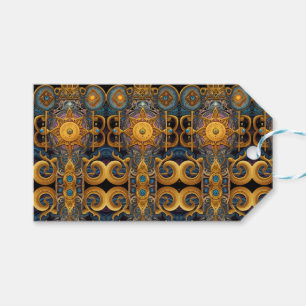 Oude elegantie: Keltische en Egyptische fusie Cadeaulabel