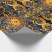 Oude elegantie: Keltische en Egyptische fusie Cadeaupapier (Hoek)