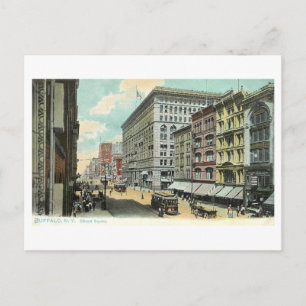 Oude Ellicott Square, Buffalo, New York Briefkaart