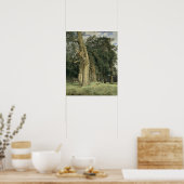 Oude elms in Prater, 1831 Poster (Keuken)