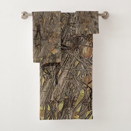 Oude en moderne stijl, camouflage bad handdoek (Insitu)