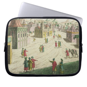 Oude en New Delhi (aquatint) Laptop Sleeve