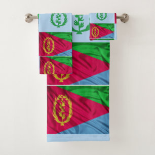 Oude en nieuwe Eritrese vlaggen Bad Handdoek