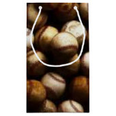 oude en nieuwe honkballen Vaderdag Klein Cadeauzakje (Achterkant)