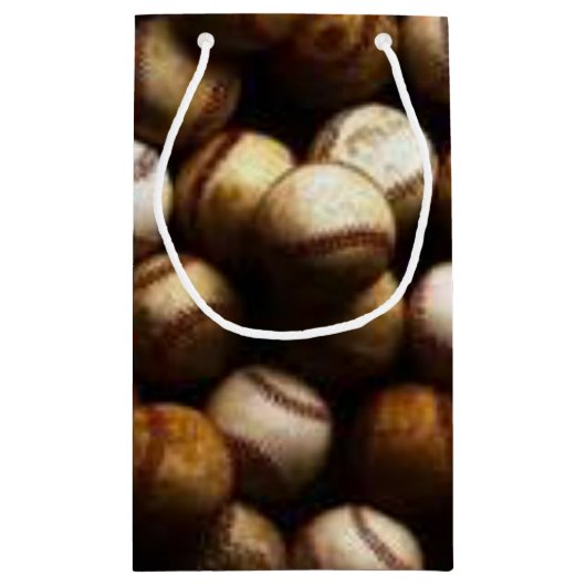 oude en nieuwe honkballen Vaderdag Klein Cadeauzakje (Achterkant)