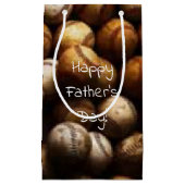 oude en nieuwe honkballen Vaderdag Klein Cadeauzakje (Voorkant)