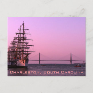 Oude en nieuwe in Charleston Briefkaart