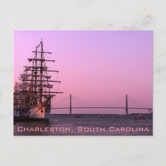 Oude en nieuwe in Charleston Briefkaart (Voorkant)