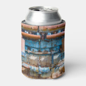 Oude en roestachtige atlas Imperial diesel engine  Blikjeskoeler (Blikje Voorkant)