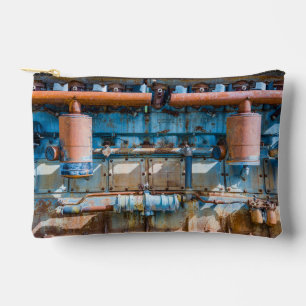 Oude en roestachtige atlas Imperial diesel engine Etui