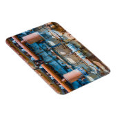 Oude en roestachtige atlas Imperial diesel engine Magneet (Rechterzijde)