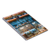 Oude en roestachtige atlas Imperial diesel engine  Notitieboek (Rechterzijde)