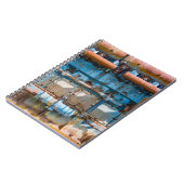 Oude en roestachtige atlas Imperial diesel engine  Notitieboek (Linkerzijde)