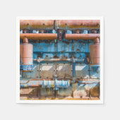 Oude en roestachtige atlas Imperial diesel engine Servet (Voorkant)