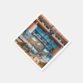 Oude en roestachtige atlas Imperial diesel engine Servet (Hoek)