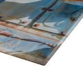 Oude en roestachtige atlas Imperial diesel engine  Snijplank (Hoek)