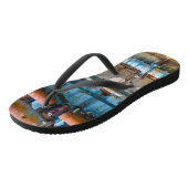 Oude en roestachtige atlas Imperial diesel engine  Teenslippers (Schuin)