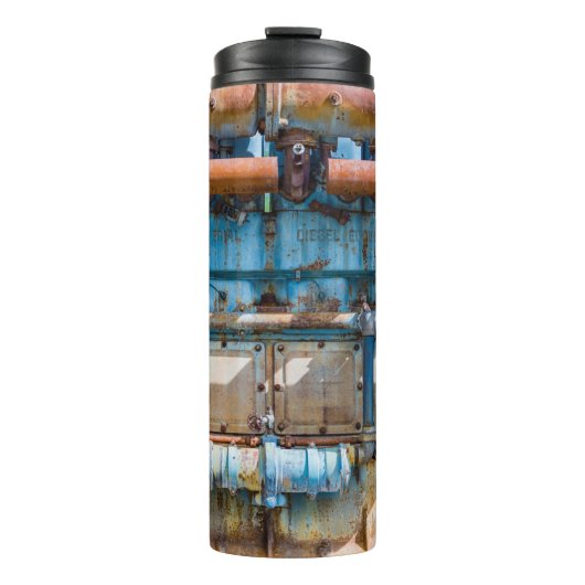 Oude en roestachtige atlas Imperial diesel engine  Thermosbeker (Voorkant)