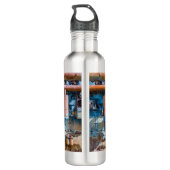 Oude en roestachtige atlas Imperial diesel engine  Waterfles (Achterkant)