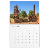 Oude en roestige kalender 2026 (Jan 2026)