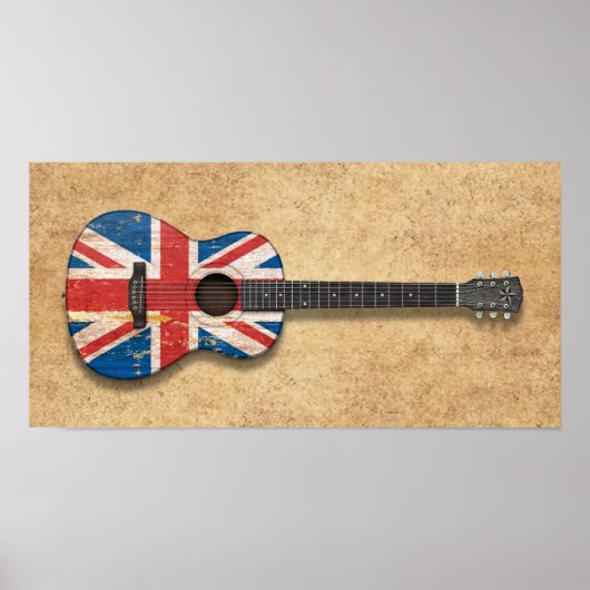 Oude en slechtste Britse vlag Poster (Voorkant)