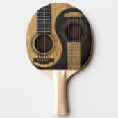 Oude en slechtste gitaren Yin Yang Tafeltennisbatje (Achterkant)