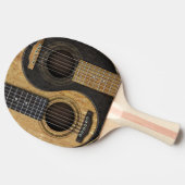 Oude en slechtste gitaren Yin Yang Tafeltennisbatje (Zijkant)