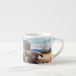 Oude en verlaten auto #3 in Solitaire, Namibië Espresso Kop