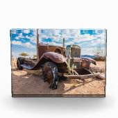 Oude en verlaten auto #3 in Solitaire, Namibië Fotoblokken (Voorkant)