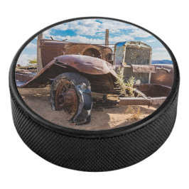 Oude en verlaten auto #3 in Solitaire, Namibië Hockey Puck