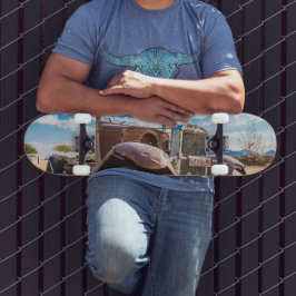 Oude en verlaten auto #3 in Solitaire, Namibië Persoonlijk Skateboard