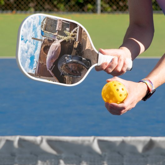 Oude en verlaten auto #3 in Solitaire, Namibië Pickleball Paddle (Insitu)