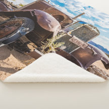 Oude en verlaten auto #3 in Solitaire, Namibië