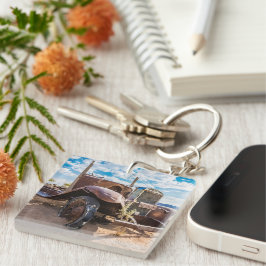 Oude en verlaten auto #3 in Solitaire, Namibië Sleutelhanger