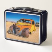 Oude en verlaten auto in Solitaire, Namibië (Voorkant)