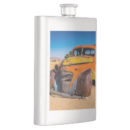 Oude en verlaten auto in Solitaire, Namibië Flacon