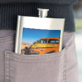 Oude en verlaten auto in Solitaire, Namibië Flacon (Voorbeeld)